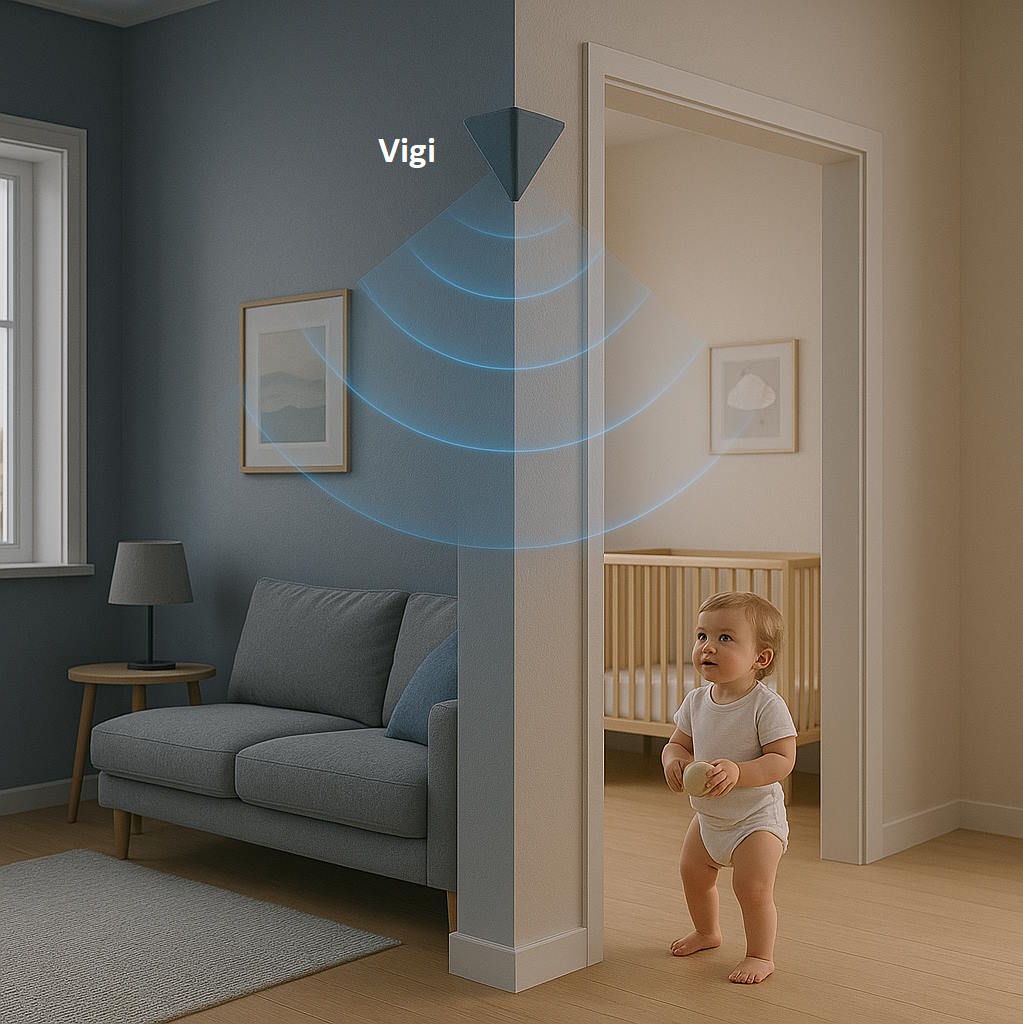 Xfinder - VIGI - providing both security and dignity. VIGI is an advanced, radar-driven solution that enables continuous monitoring in healthcare settings